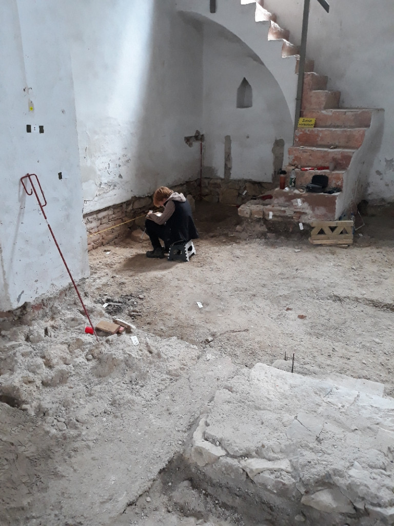 Ausgrabungen in der Taufkapelle