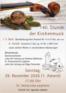 140. Stunde der Kirchenmusik