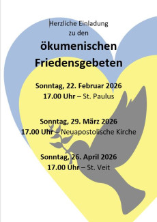 Ökumenische Friedensgebete