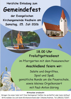 Gemeindefest Riedheim