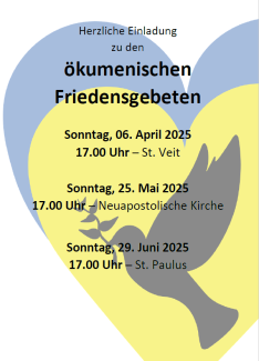 Ökumenische Friedensgebete