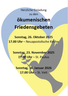 Ökumenische Friedensgebete